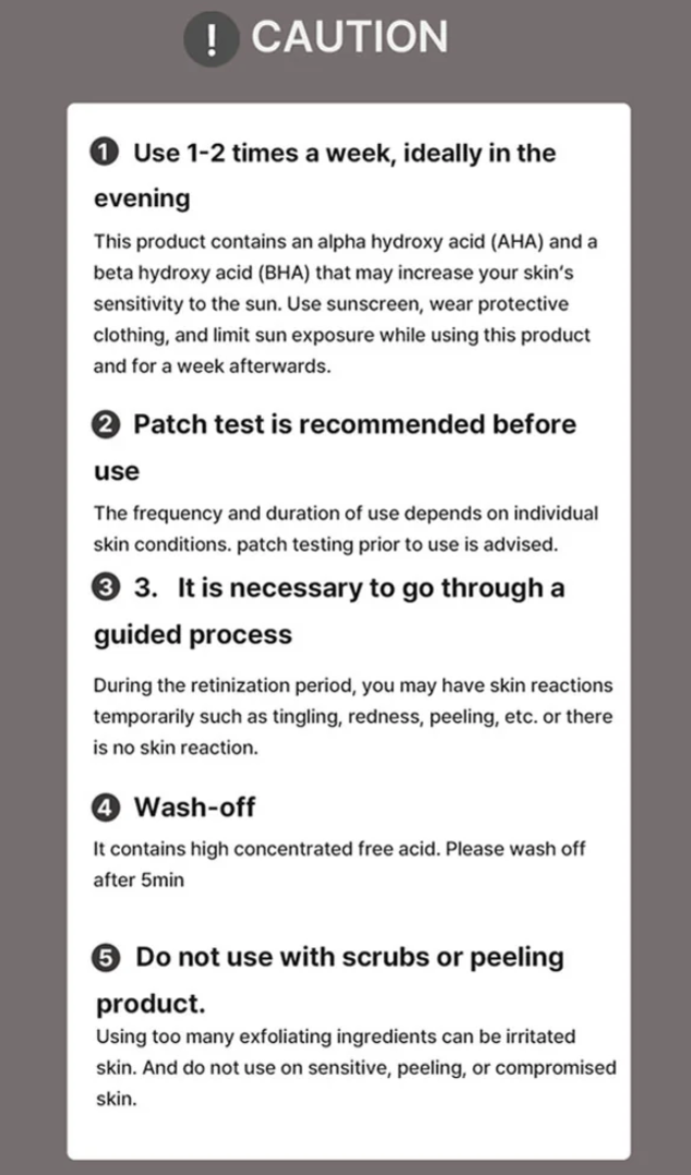 Heimish Rx - AHA BHA PEELING SERUM 35ml