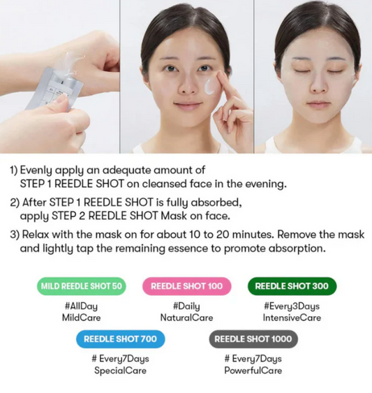 VT Cosmetics - Reedle Shot 100 2 Step Mask 1ea