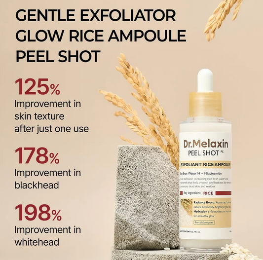 Dr Melaxin - Peel Shot - Exfoliating White Rice Ampoule 80ml