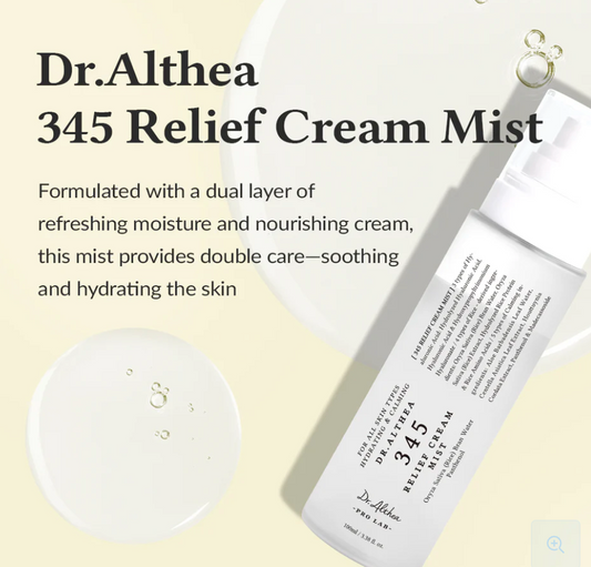 Dr Althea - 345 Relief Cream Mist 60ml, 100ml