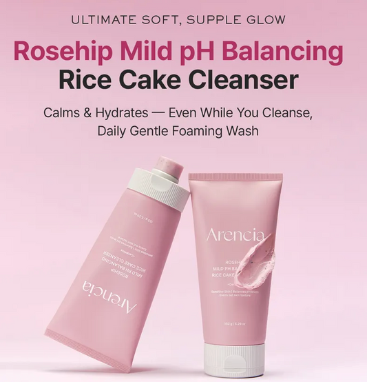 Arencia - Rosehip Mild PH balancing Rice Cake Cleanser 150g