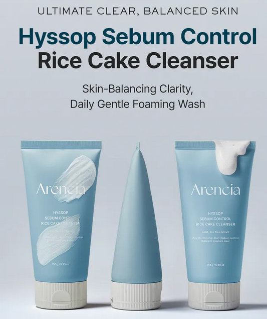 Arencia - Hyssop Sebum Control Rice Cake Cleanser