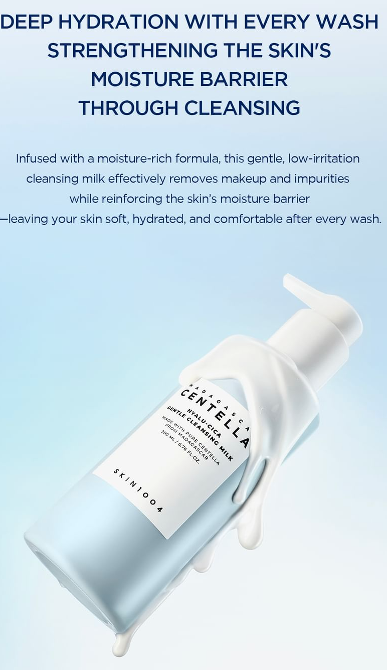 Skin1004 - Hyalu-cica Gentle Cleansing Milk 200ml