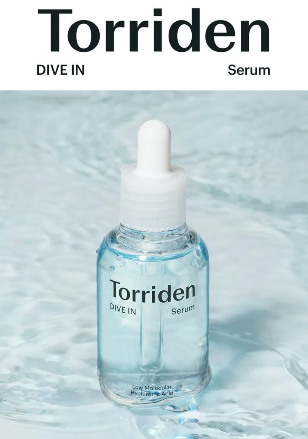Torriden - DIVE-IN Low Molecule Hyaluronic Acid Serum - opened box
