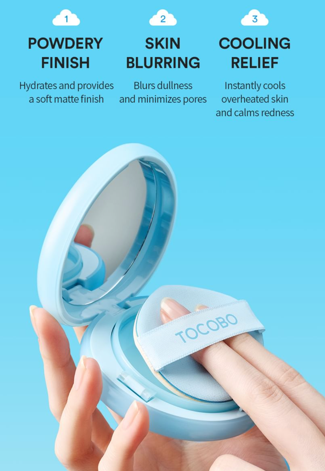 Tocobo - Blur Finish Sun Cushion SPF 50+ PA++++
