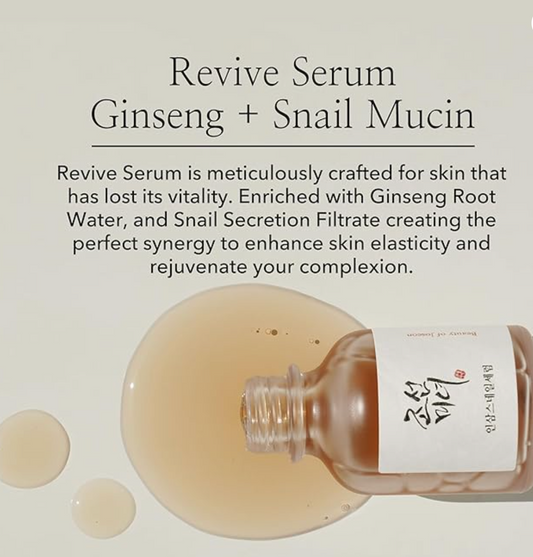 Beauty of Joseon - Revive Serum (Ginseng + Snail Mucin) 30ml