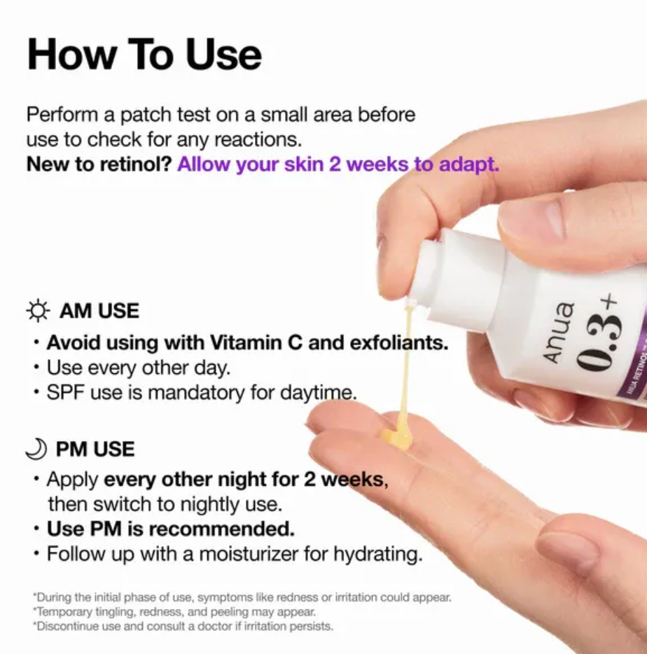 Anua - Retinol 0.3 + Niacin Serum 30ml