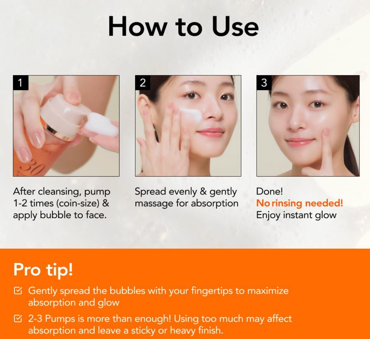 Menokin - 30 Seconds Quick Bubble Mask - LIFT