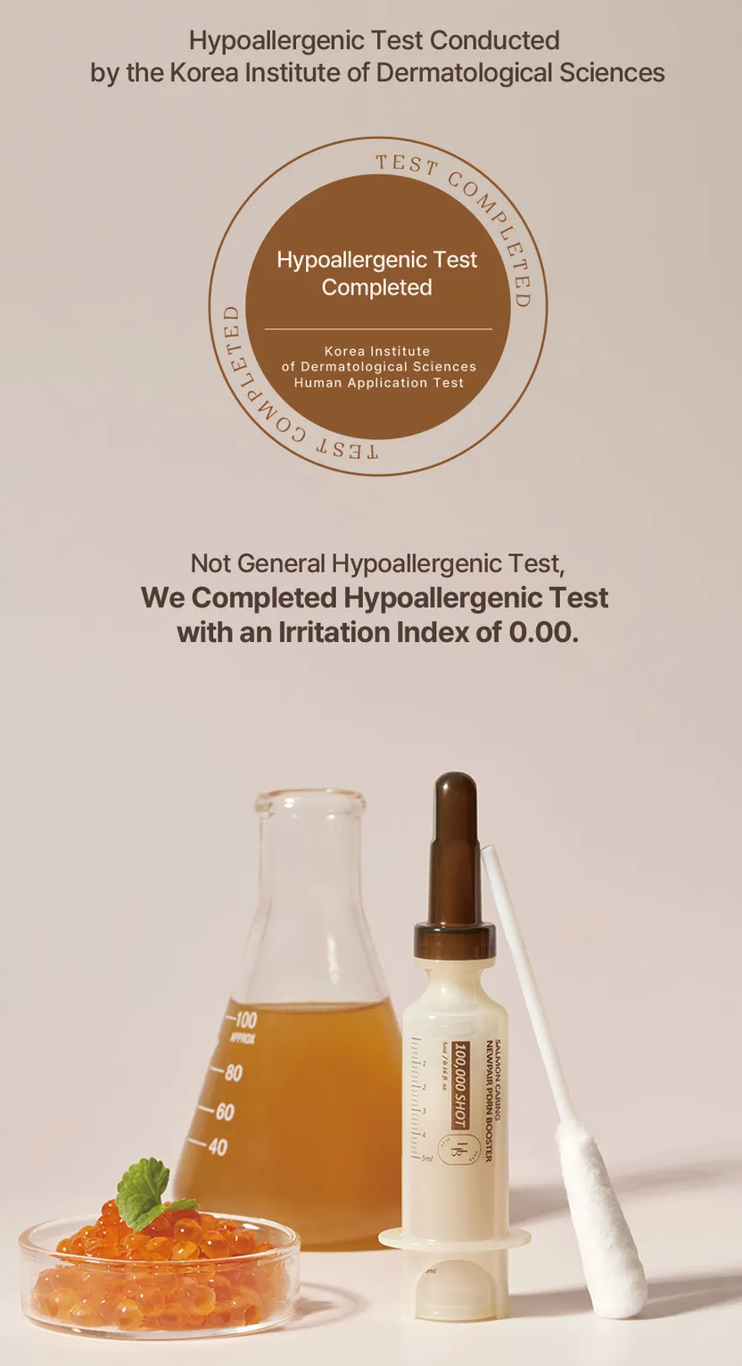 HEVEBLUE - Salmon Caring Newpair PDRN Booster 100,000 Shot Essence 1pc Set