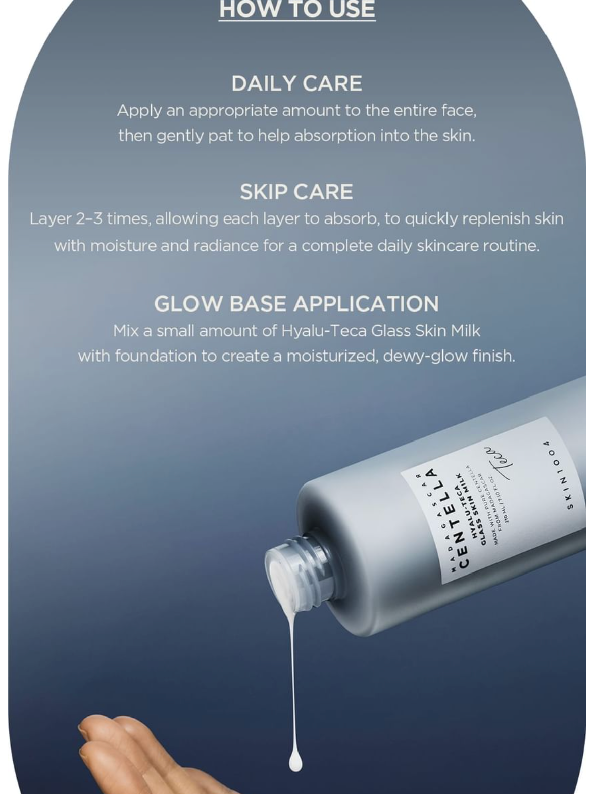 SKIN1004 - Madagascar Centella Hyalu-Teca Glass Skin Milk