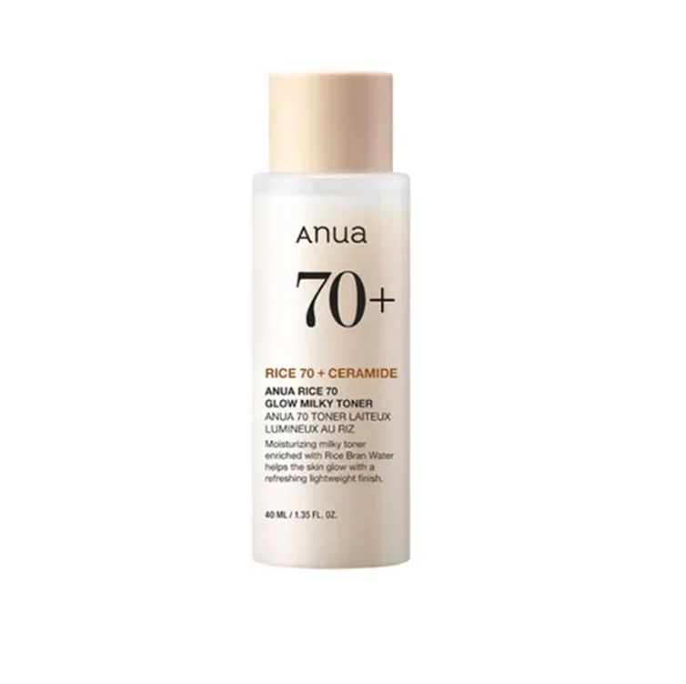 Anua - Rice 70 + Ceramide Glow Milky Toner 40ml (mini)