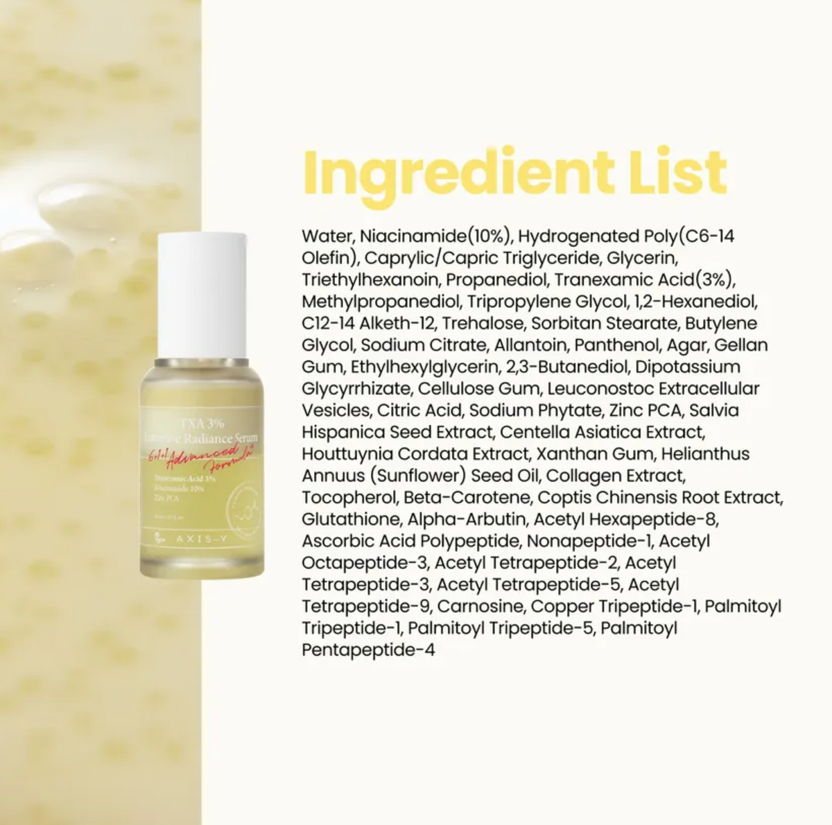 AXIS-Y - TXA 3% Intensive Radiance Serum - 30ml