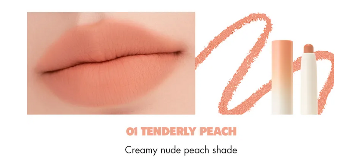 romand - Lip Mate Pencil 01. Tenderly Peach