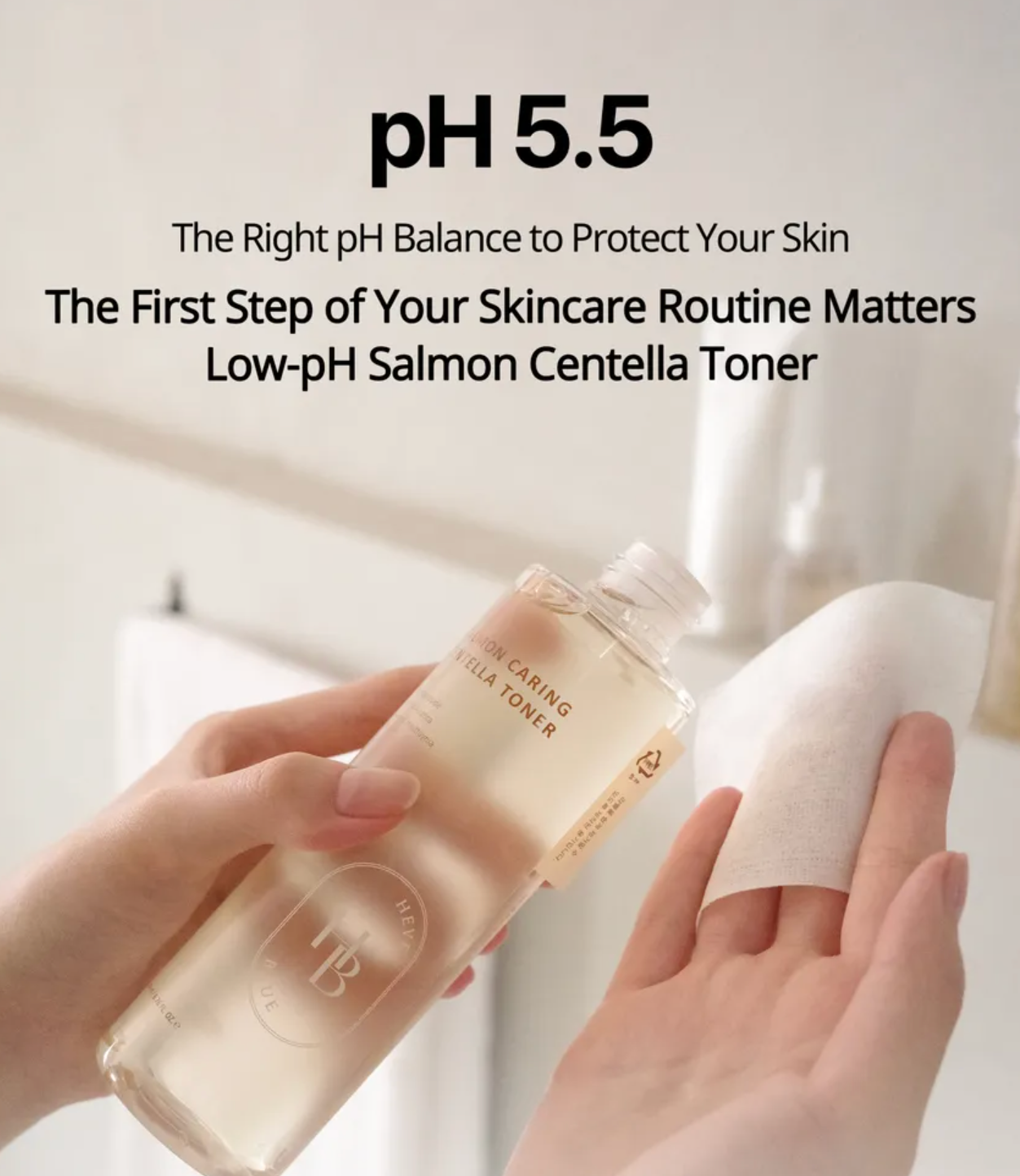 Heveblue - Salmon Caring Centella Toner 200ml