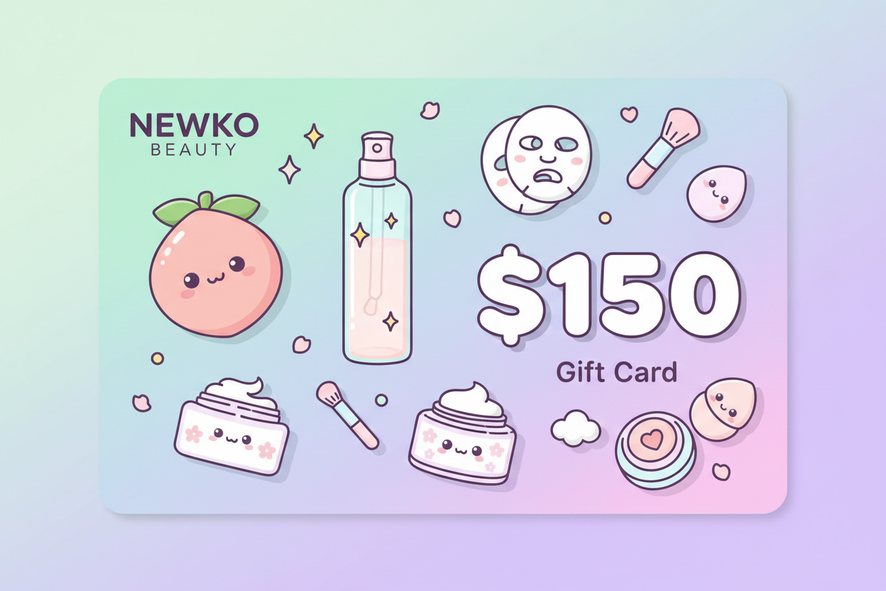 Newko Beauty $150 Gift Card with Cosmetics