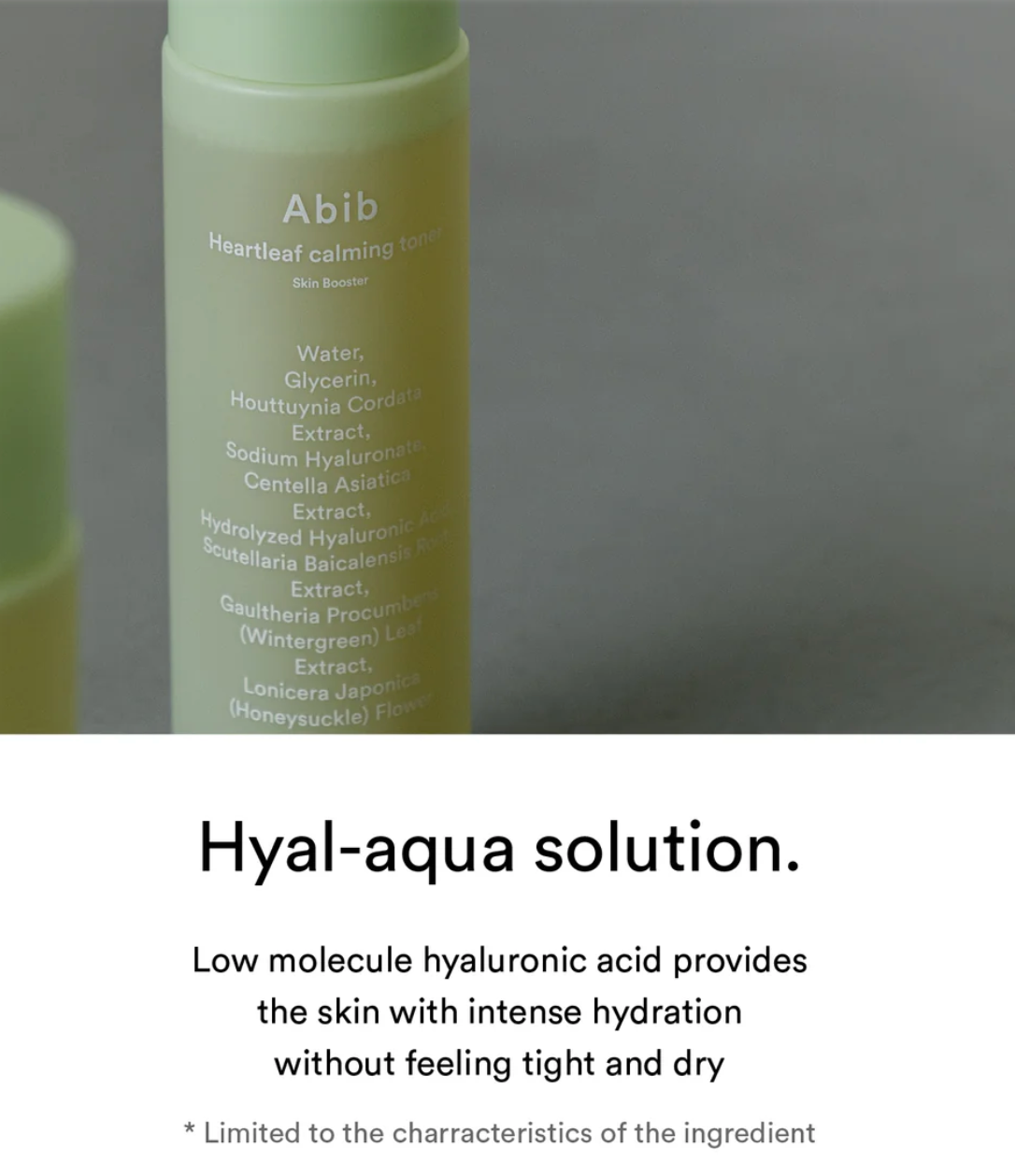 ABIB HEARTLEAF CALMING TONER SKIN BOOSTER 200ml
