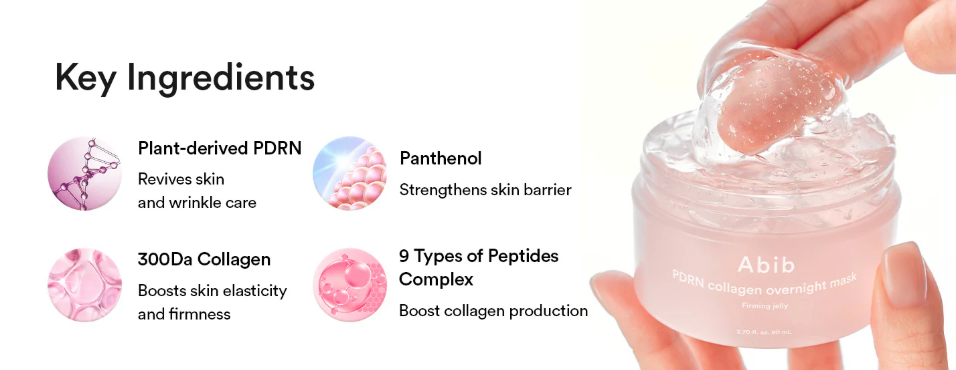 ABIB PDRN Collagen Overnight Mask Firming Jelly 80ml