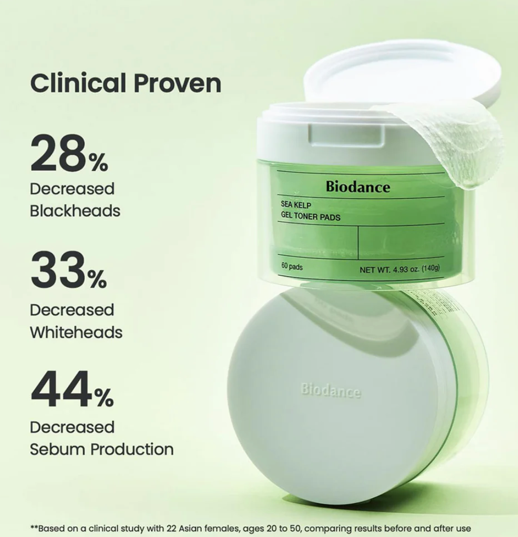 Biodance Sea Kelp Gel Toner Pad (60pc)