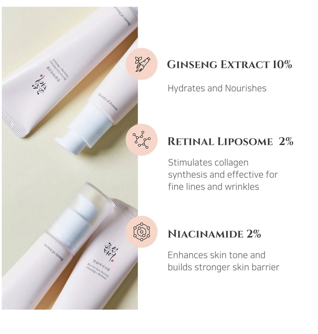 Beauty of Joseon - Revive Eye Serum : Ginseng + Retinal (DAMAGED BOX)