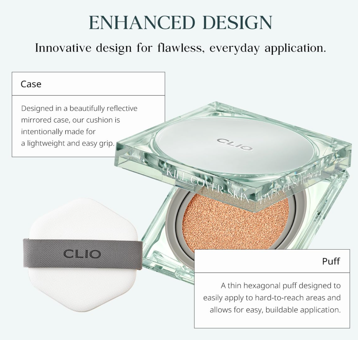 CLIO - KILL COVER SKIN FIXER CUSHION 15g (+with refill)