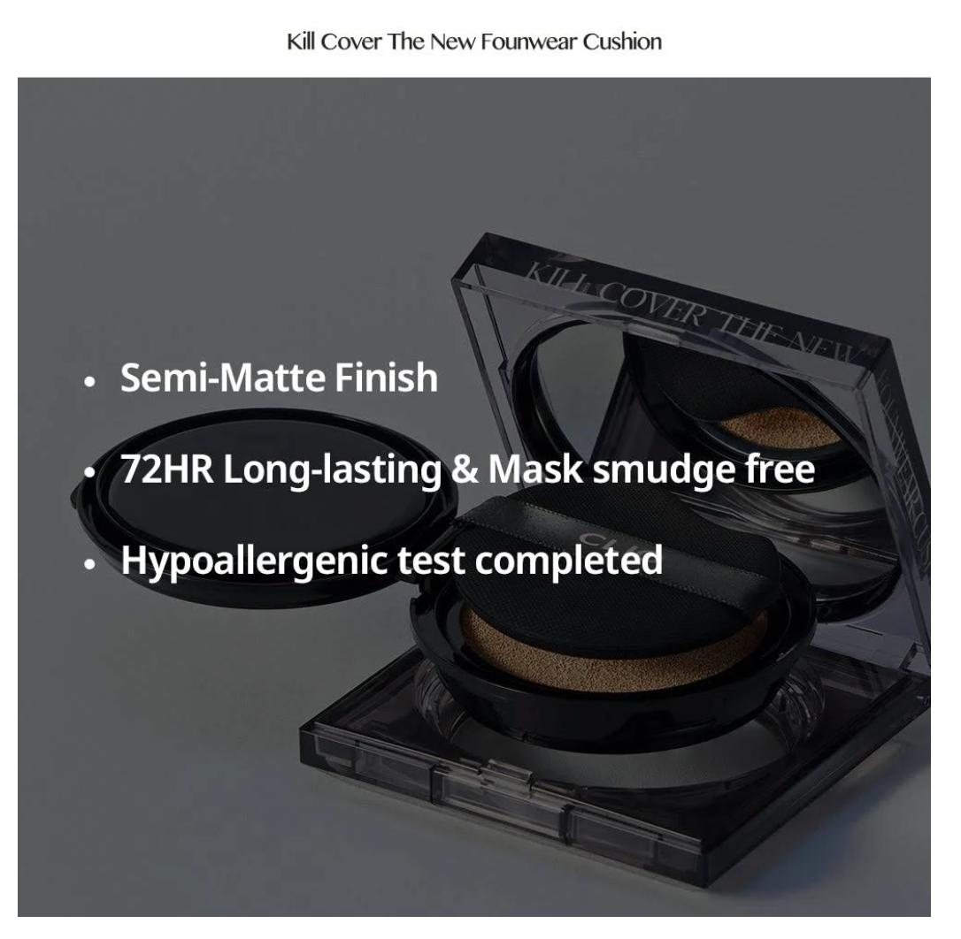 CLIO - KILL COVER THE NEW FOUNWEAR CUSHION 15g (NO BOX)