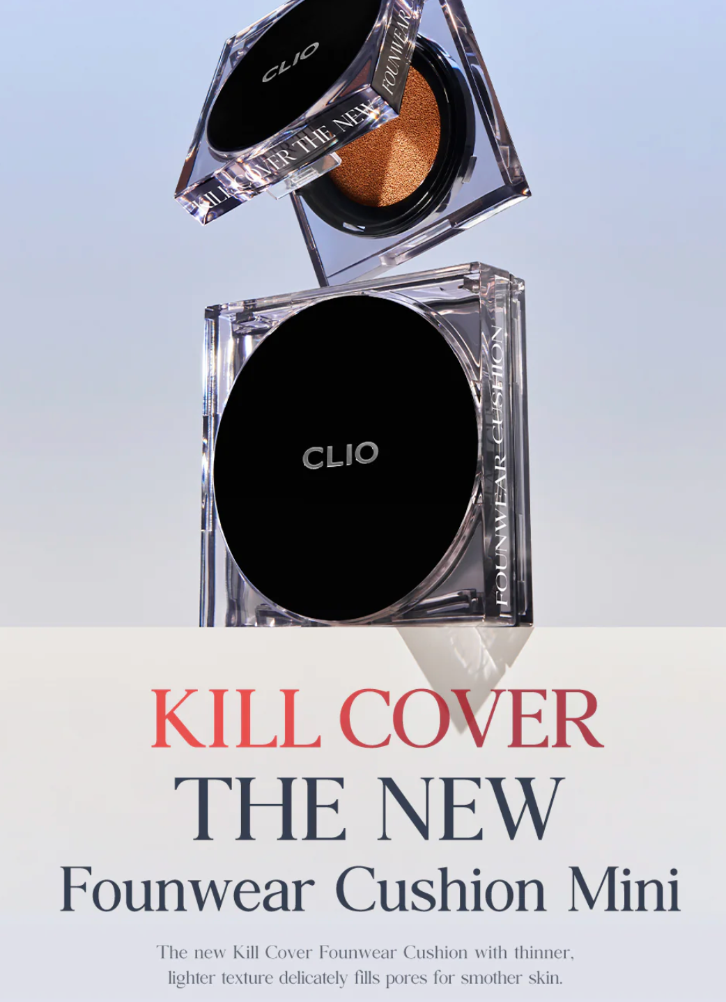 CLIO - KILL COVER THE NEW FOUNWEAR CUSHION 3-BY LINEN (Mini Size 5g)