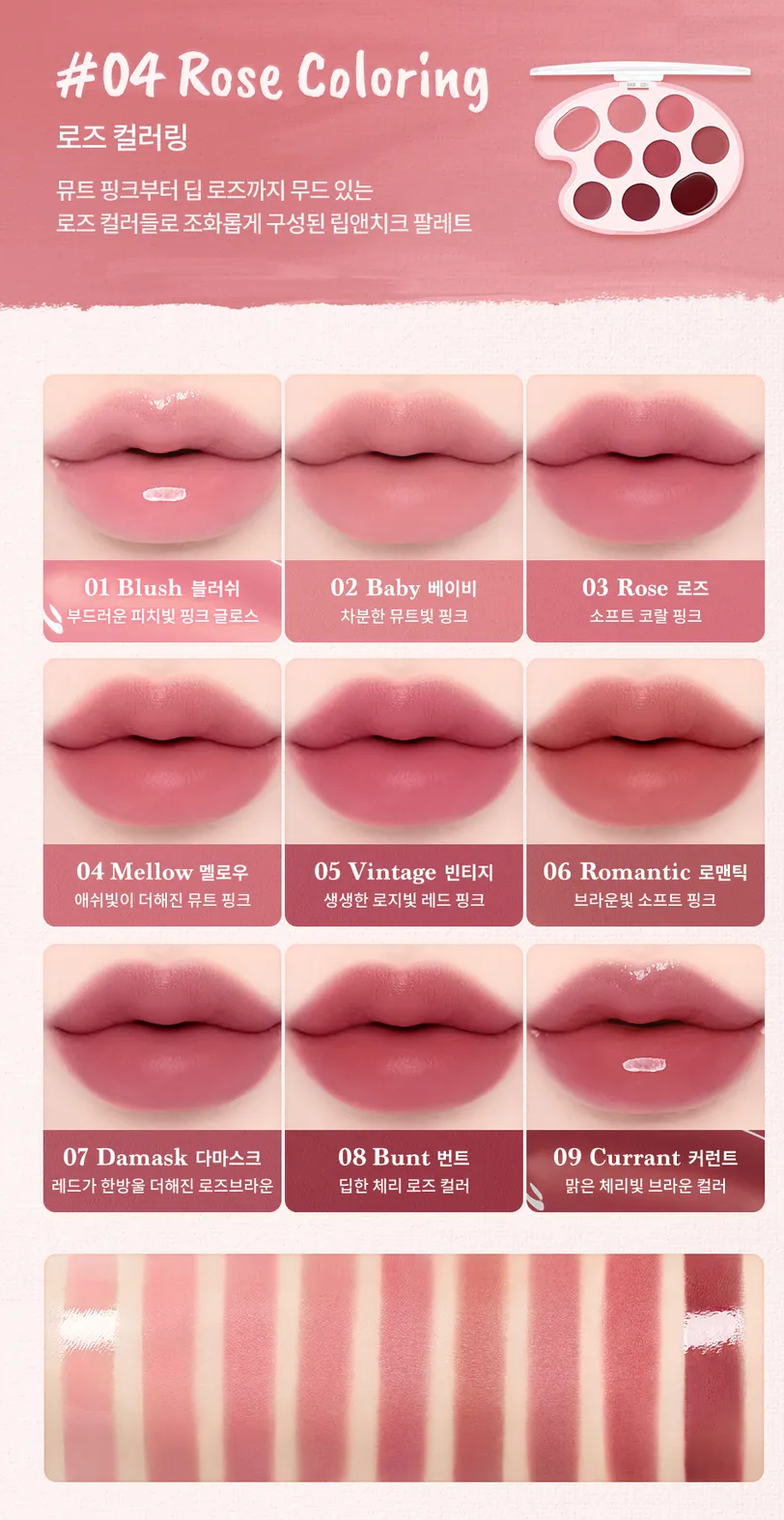 DASIQUE - MOOD PAINTING LIP & CHEEK PALETTE