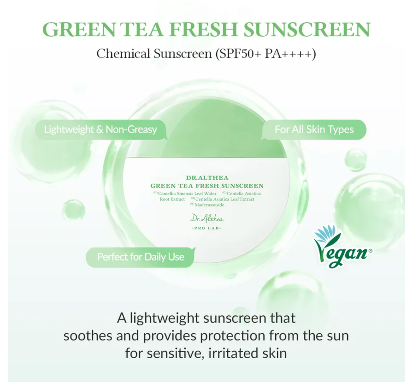 Dr. Althea - GREEN TEA FRESH SUNSCREEN