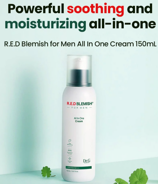 [Men] Dr. G - R.E.D BLEMISH FOR MEN ALL IN ONE CREAM SOOTHING SOLUTION (NO BOX)