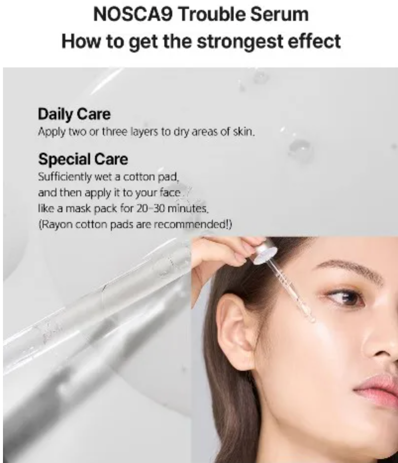 Fation - NOSCA9 TROUBLE SERUM S 30ml