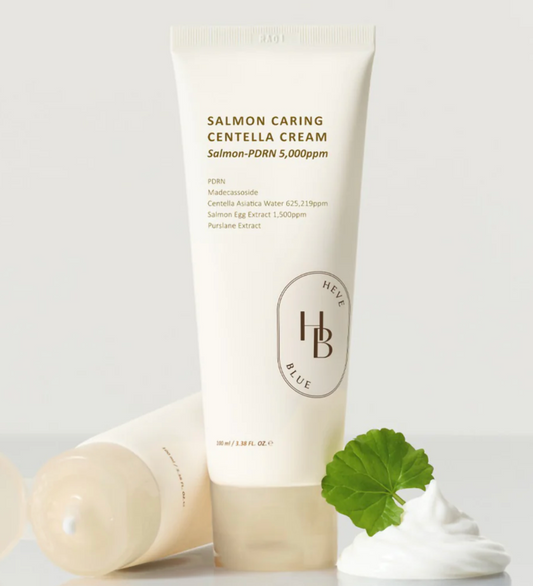 Heveblue - salmon caring centella cream 100g