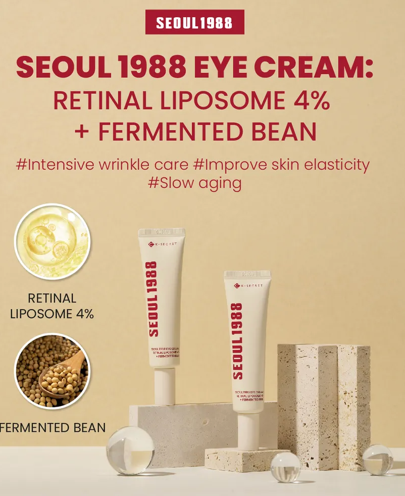 KSECRET - SEOUL 1998  EYE CREAM: RETINAL LIPOSOME 4% + FERMENTED BEAN