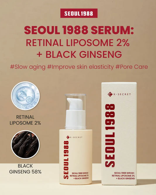 KSECRET - SEOUL 1988 SERUM: RETINAL LIPOSOME 2% + BLACK GINSENG