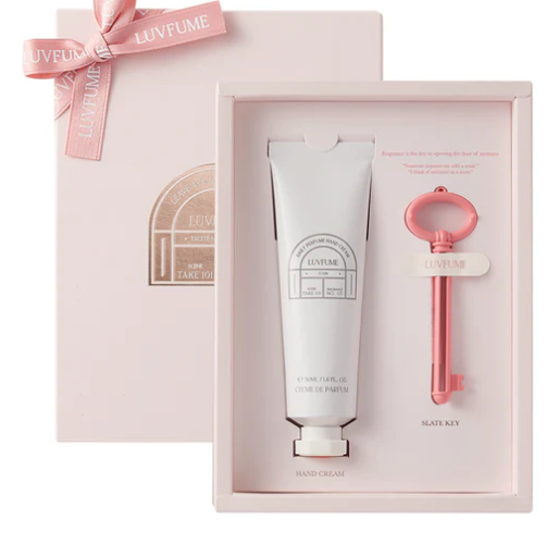 Luvfume - Hand Cream Set (Hand Cream 50ml + Slate Key)