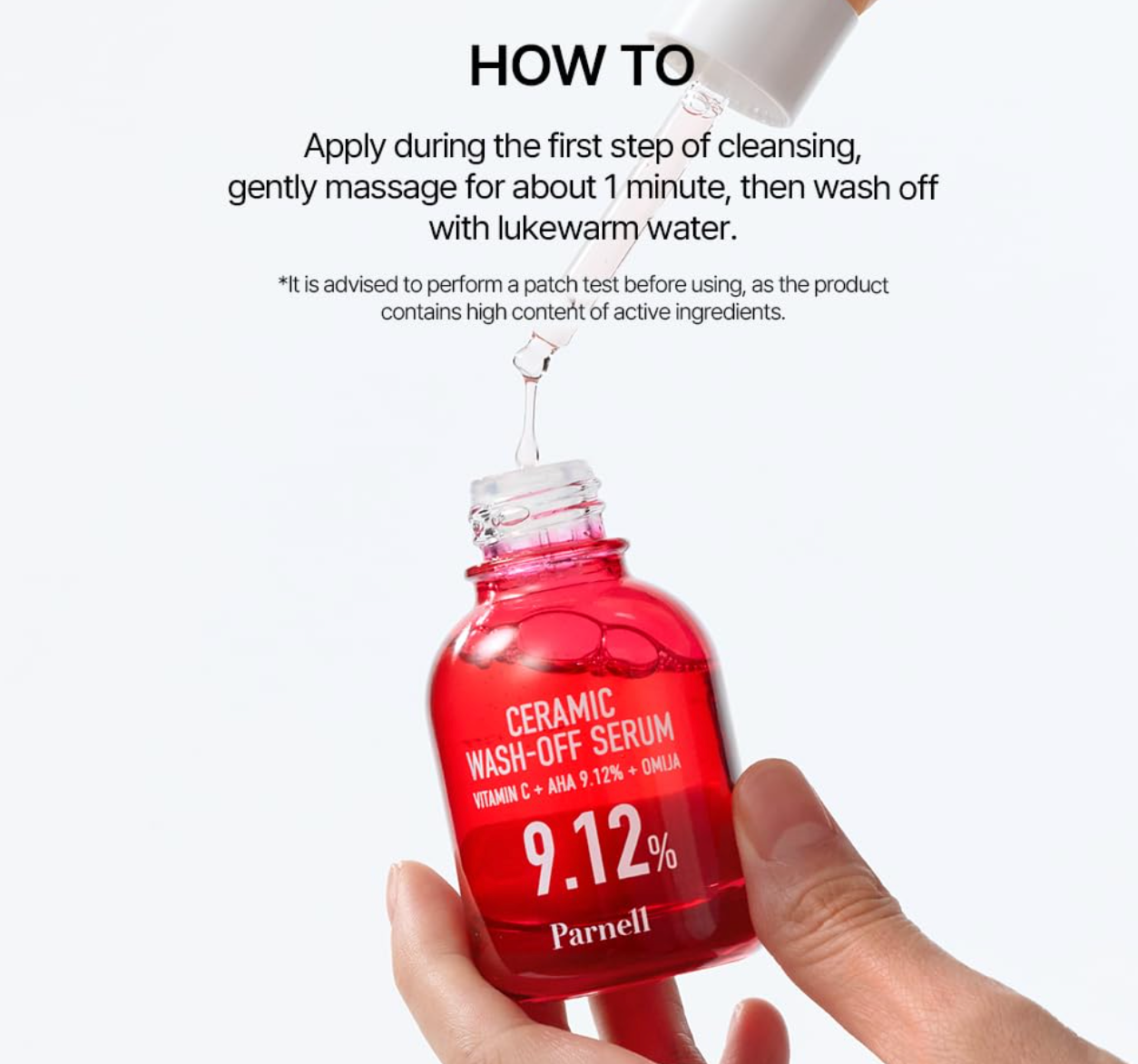 Parnell - AHA 9.12% Omija Ceramic Wash-Off Serum