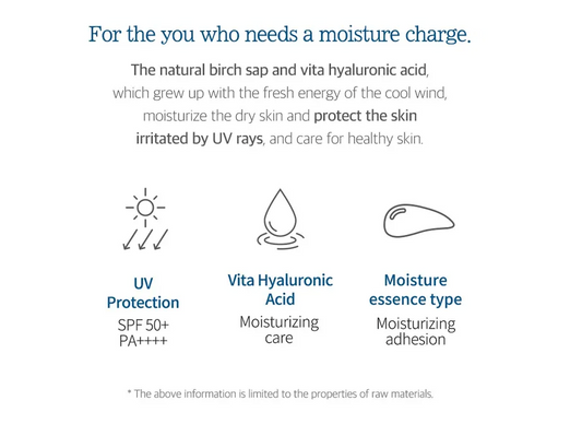 Round Lab - BIRCH JUICE MOISTURISING SUNSCREEN 50ml