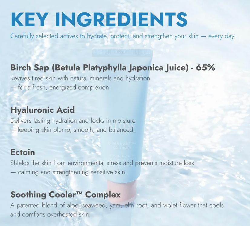 Slowpure - SPLASH HYDRATION GEL CREAM 50ml