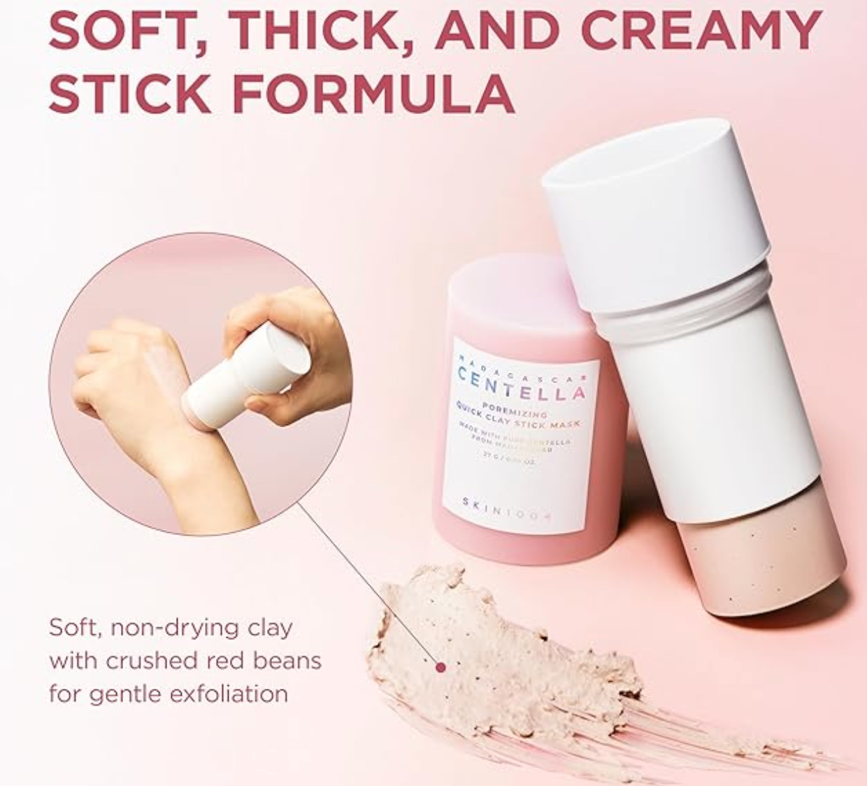 Skin1004 - CENTELLA POREMINIMIZING QUICK CLAY STICK MASK