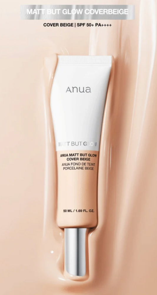 ANUA - Matt but Glow Cover Beige (ANUA FOND DE TEINT PORCELAINE BEIGE) 50ml