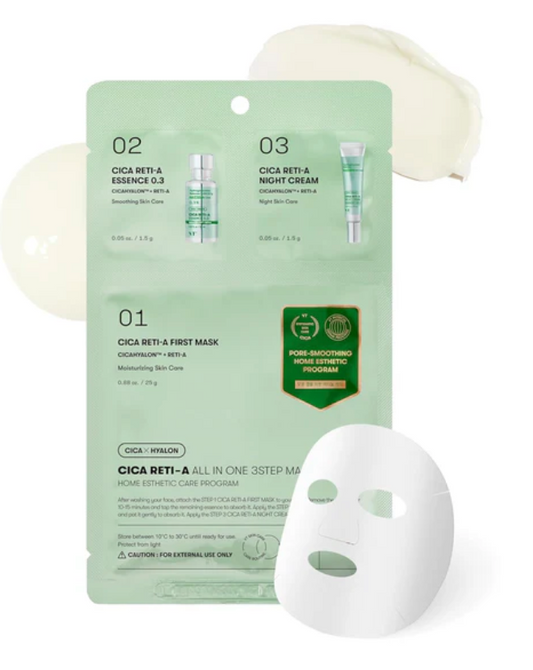 VT Cosmetics - Cica Reti-A All in One 3 Step Mask 1ea