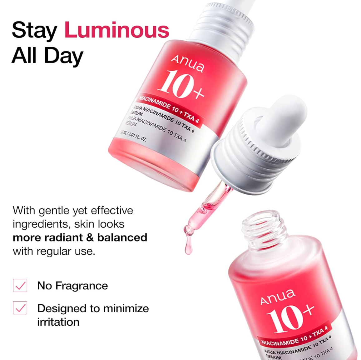 Anua - Niacinamide 10% + TXA 4% Serum 30ml