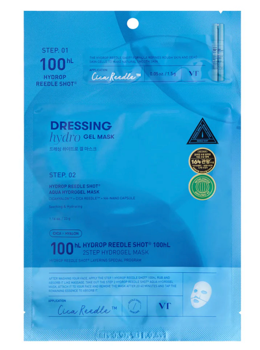 VT Cosmetics - Hydrop Reedle Shot 100ml 2 Step Hydrogel Mask 1ea