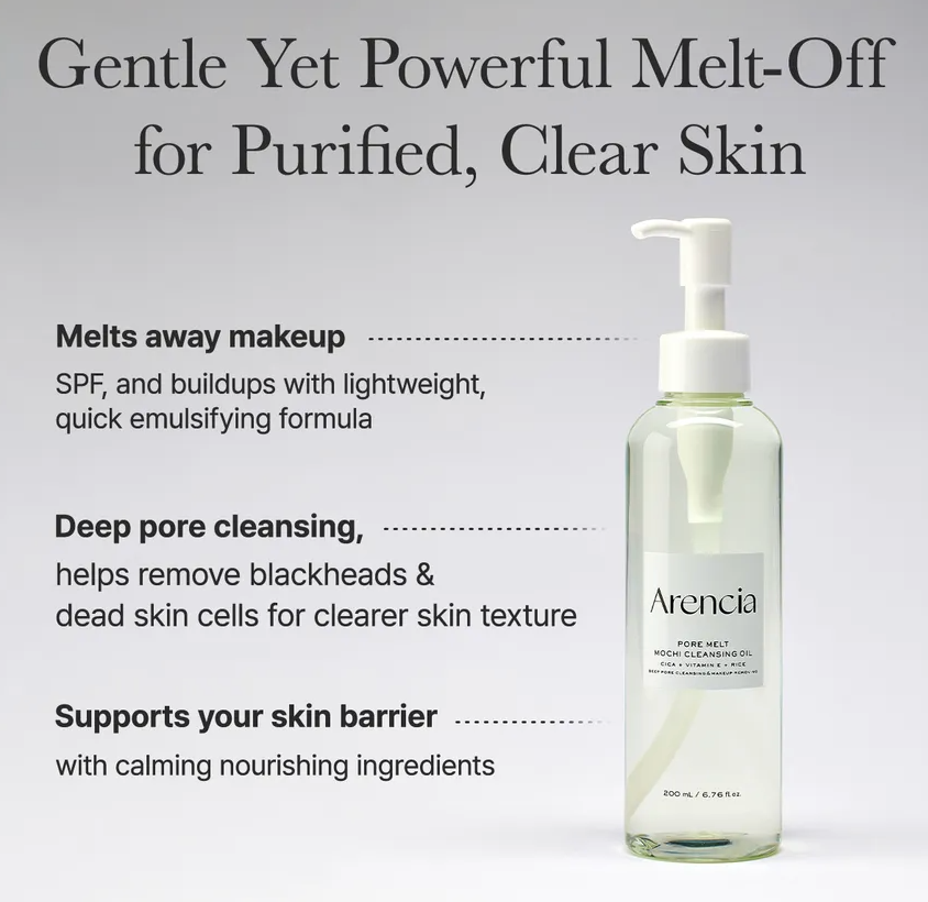 Arencia - Pore Melt Mochi Cleansing Oil
