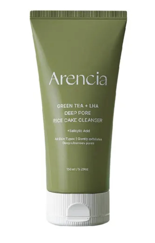 Arencia - Green Tea + LHA Deep Pore Rice Cake Cleanser 150ml