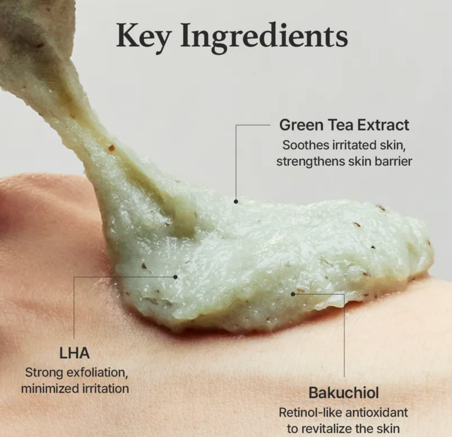 Arencia - Green Tea + LHA Deep Pore Rice Cake Cleanser 150ml