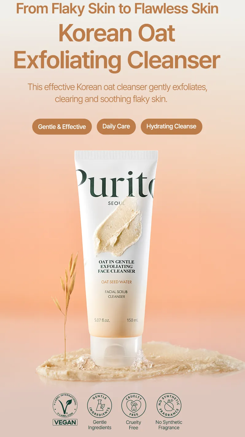 Purito Seoul - Oat in Gentil Exfoliating Face Cleanser 150ml