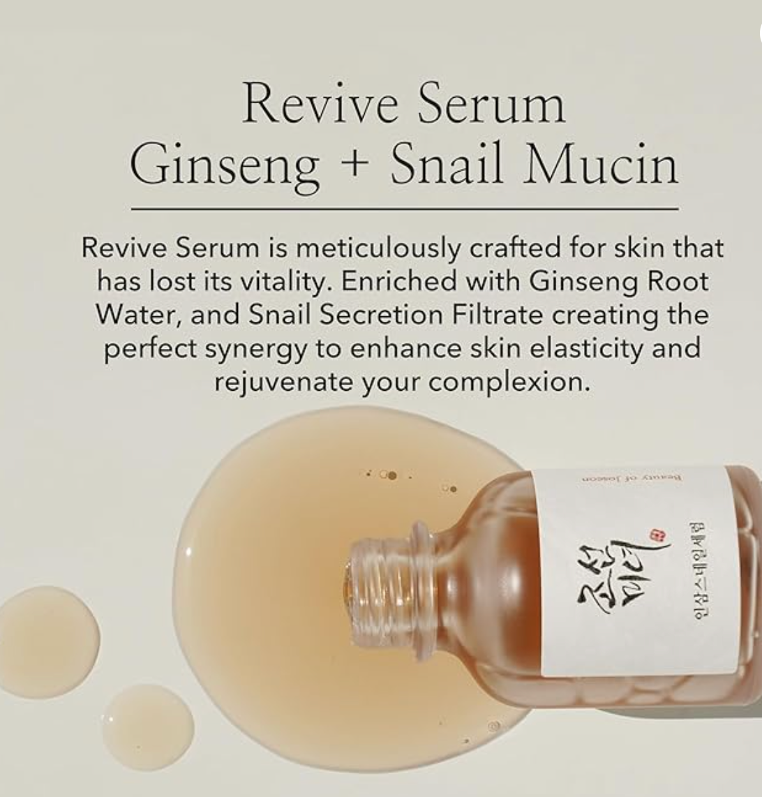 Beauty of Joseon - Revive Serum (Ginseng + Snail Mucin) 30ml
