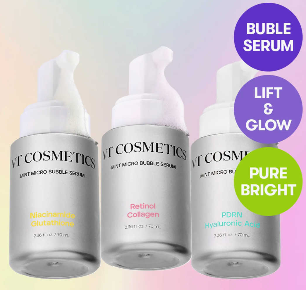 VT Cosmetics - PDRN Hyaluronic Acid Mint Micro Bubble Serum 70ml