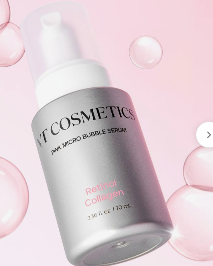 VT Cosmetics - Retinol Collagen - Pink Micro Bubble Serum 70ml