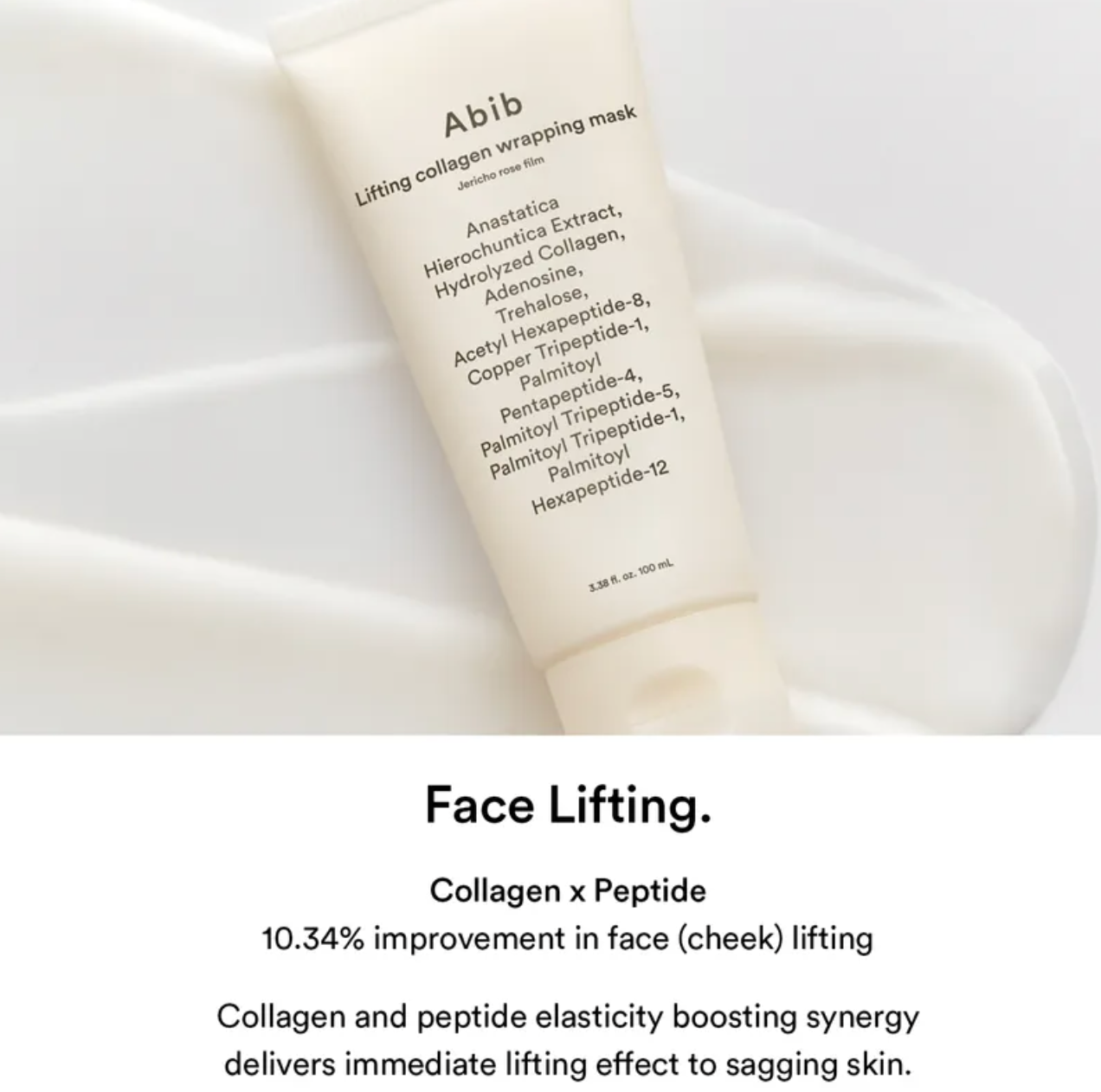 Abib - Lifting Collagen Wrapping Mask Jericho rose film 100ml